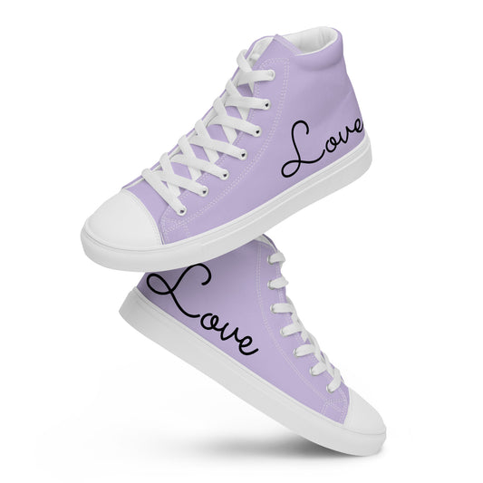 Women’s high top canvas shoes